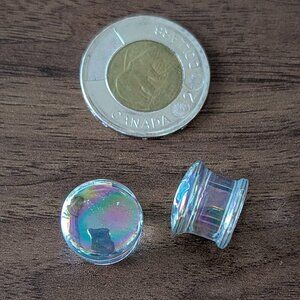 Pearlescent Semi-transparent Solid Stone Solid ½” Plugs